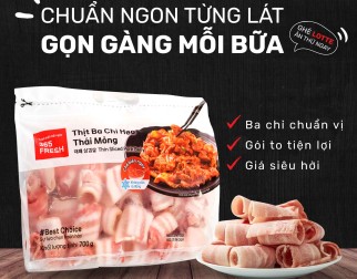 Ba Chỉ Heo Thái Mỏng – Vị Ngon Tròn Đầy Cho Mỗi Bữa Cơm Nhà