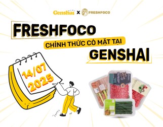 FRESHFOCO Chính Thức Có Mặt Tại Chuỗi Siêu Thị Genshai Từ 14/07/2025