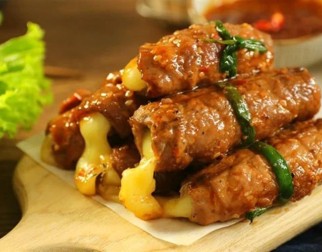 Cách chiên bò cuộn không cháy - không ra nước