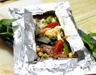 Bò nướng giấy bạc bằng nồi chiên không dầu: Giữ trọn độ mềm ngọt