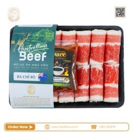 Ba chỉ bò Úc kèm xốt 300g