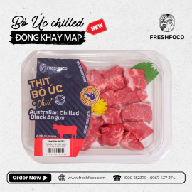 MAP-Lõi vai bò Úc chilled cắt lúc lắc 175g