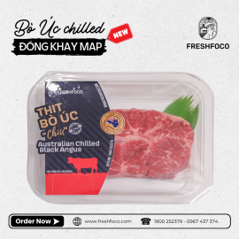 MAP-Lõi vai bò Úc chilled cắt steak 225g