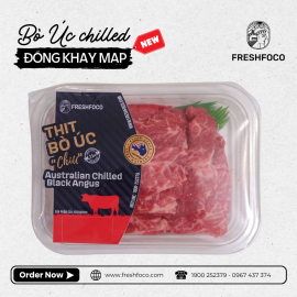 MAP-Lõi vai bò Úc chilled cắt lát mỏng 175g