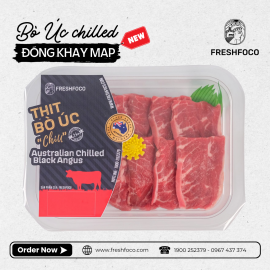 MAP-Lõi vai bò Úc chilled cắt BBQ 225g