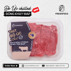 MAP-Đùi gọ bò Úc chilled cắt lát mỏng 175g