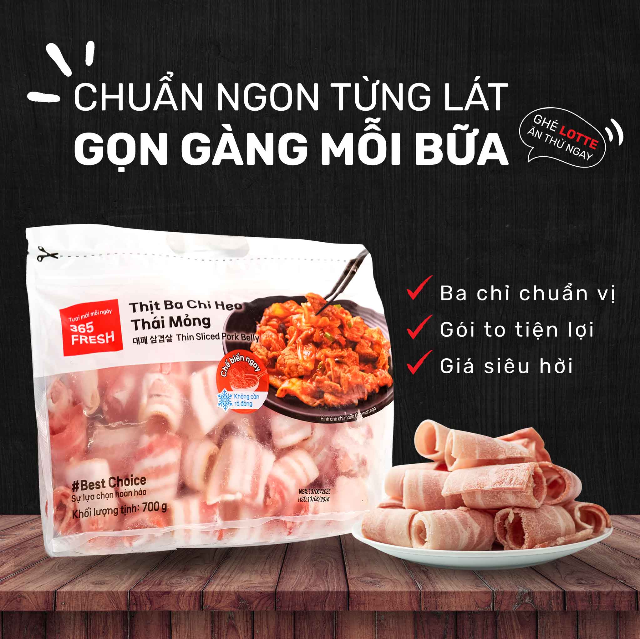Ba Chỉ Heo Thái Mỏng – Vị Ngon Tròn Đầy Cho Mỗi Bữa Cơm Nhà
