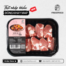 Sườn bẹ heo FRESHFOCO cắt kho 400g