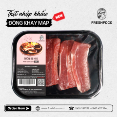Sườn bẹ heo FRESHFOCO cắt nướng 400g