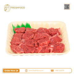 Đùi gọ bò Úc Chilled FRESHFOCO cắt khối 400g