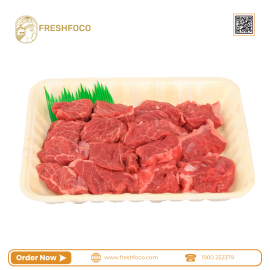 Đùi gọ bò Úc Chilled FRESHFOCO cắt khối 400g
