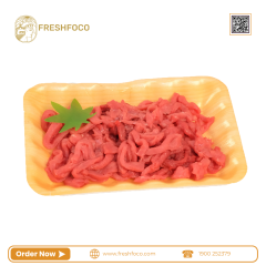Đùi gọ bò Úc Chilled FRESHFOCO cắt sợi xào 225g